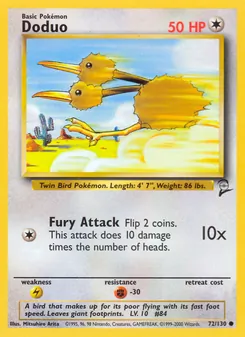 Doduo — Base Set 2 72