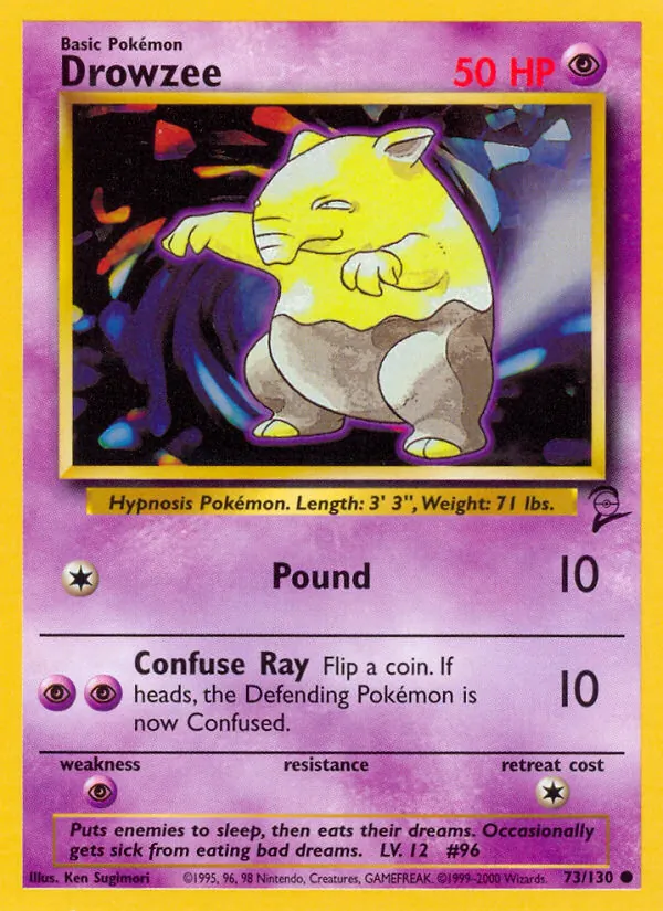 Drowzee — Base Set 2 73