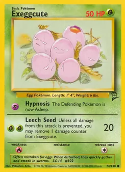Exeggcute — Base Set 2 74