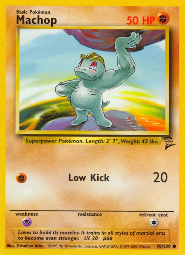 Machop — Base Set 2 78