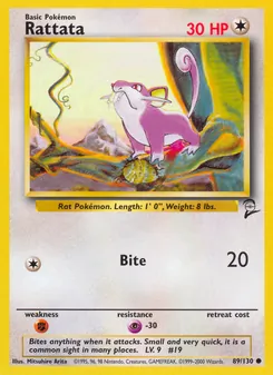 Rattata — Base Set 2 89