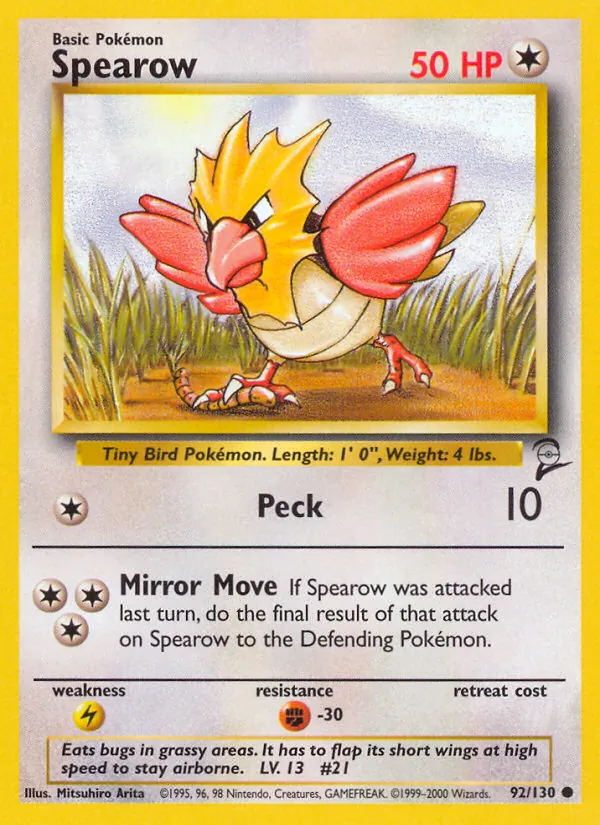 Spearow — Base Set 2 92
