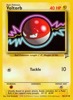 Voltorb — Base Set 2 98