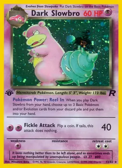 Dark Slowbro — Team Rocket 12