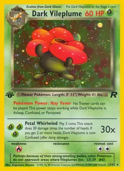 Dark Vileplume — Team Rocket 13