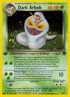 Dark Arbok — Team Rocket 2