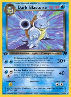 Dark Blastoise — Team Rocket 20