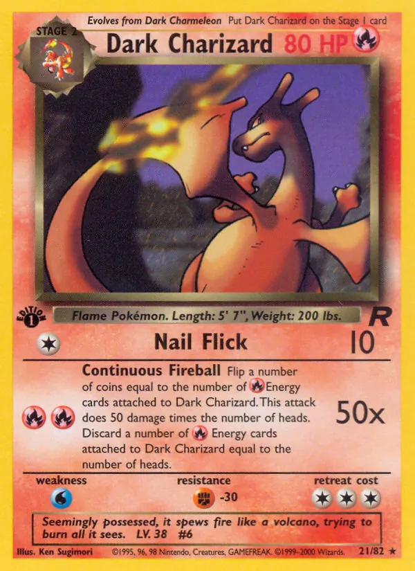 Dark Charizard — Team Rocket 21
