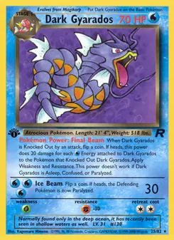 Dark Gyarados — Team Rocket 25