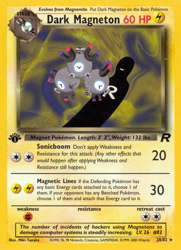 Dark Magneton — Team Rocket 28
