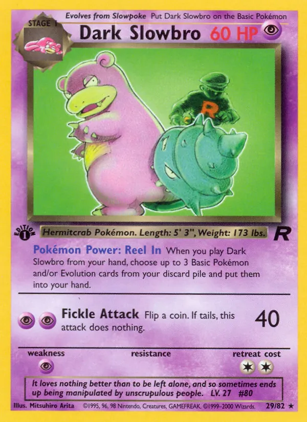 Dark Slowbro — Team Rocket 29