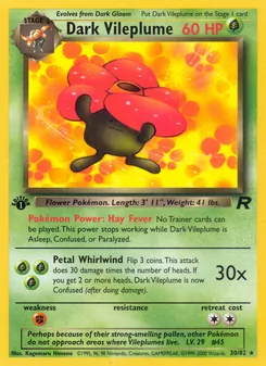 Dark Vileplume — Team Rocket 30