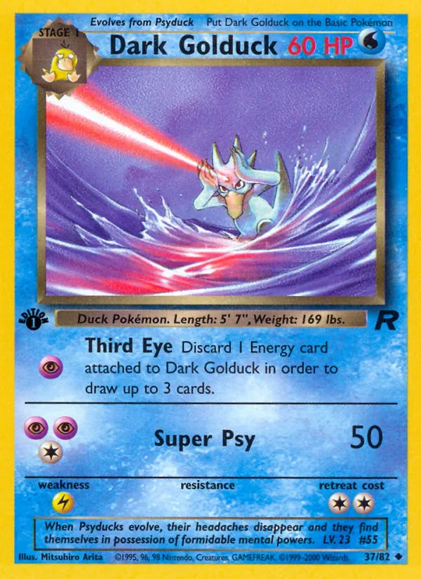 Dark Golduck — Team Rocket 37