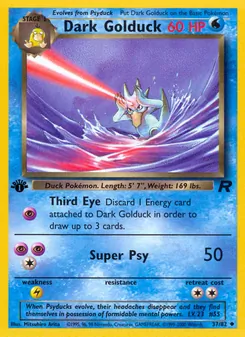 Dark Golduck — Team Rocket 37