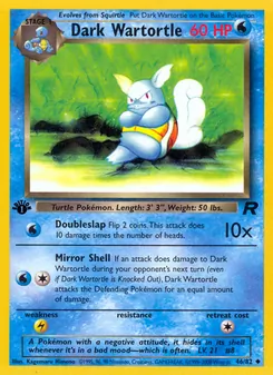 Dark Wartortle — Team Rocket 46