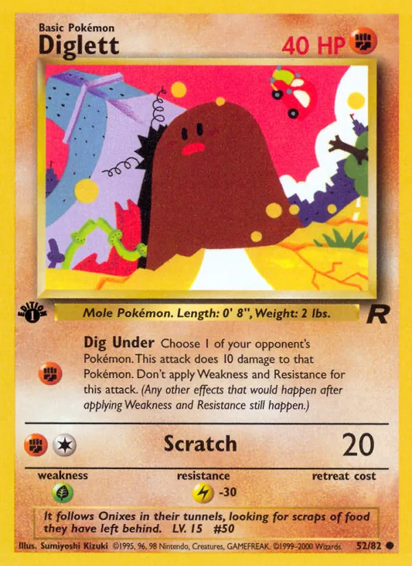 Diglett — Team Rocket 52