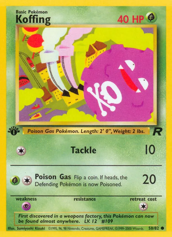 Koffing — Team Rocket 58
