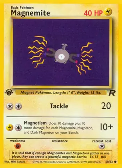 Magnemite — Team Rocket 60