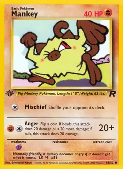 Mankey — Team Rocket 61