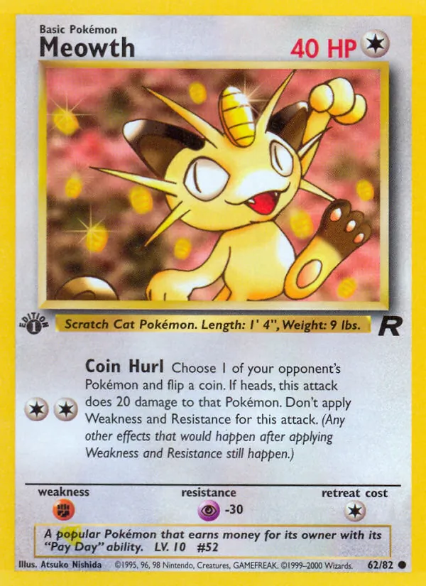 Meowth — Team Rocket 62