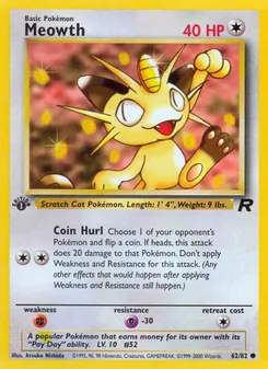 Meowth — Team Rocket 62
