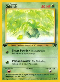 Oddish — Team Rocket 63