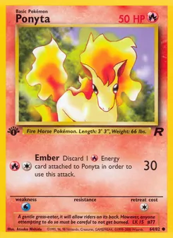 Ponyta — Team Rocket 64