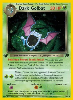 Dark Golbat — Team Rocket 7