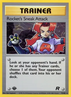 Rocket's Sneak Attack — Team Rocket 72