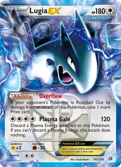 Lugia-EX — Tesouros Lendários 102