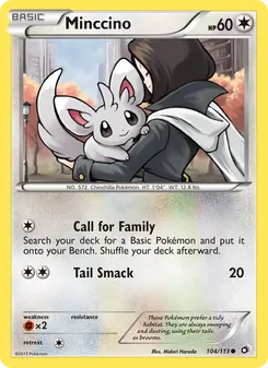 Minccino — Tesouros Lendários 104