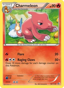 Charmeleon — Tesouros Lendários 18