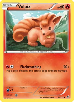 Vulpix — Tesouros Lendários 20
