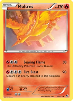 Moltres — Tesouros Lendários 22