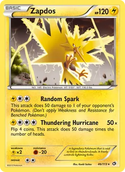 Zapdos — Tesouros Lendários 46