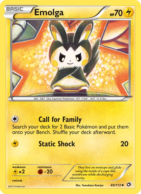 Emolga — Tesouros Lendários 49