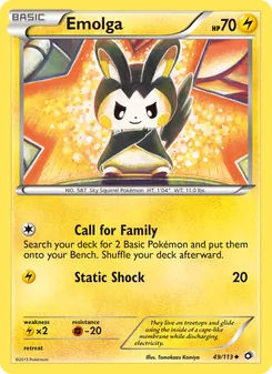 Emolga — Tesouros Lendários 49
