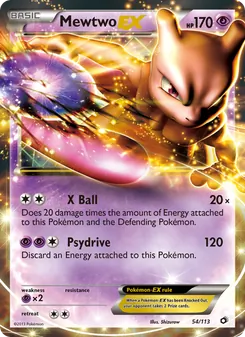 Mewtwo-EX — Tesouros Lendários 54