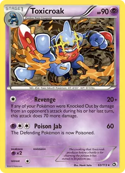 Toxicroak — Tesouros Lendários 63