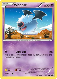 Woobat — Tesouros Lendários 64
