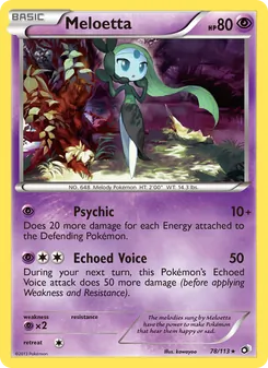 Meloetta — Tesouros Lendários 78