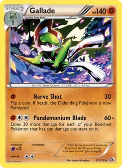 Gallade — Tesouros Lendários 81