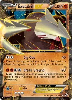 Excadrill-EX — Tesouros Lendários 82