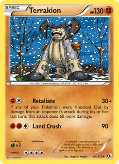 Terrakion — Tesouros Lendários 84