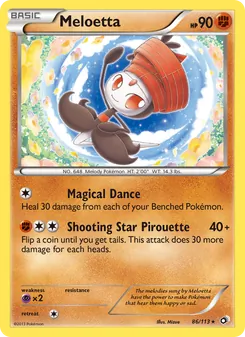 Meloetta — Tesouros Lendários 86