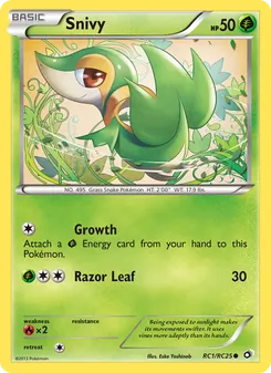 Snivy — Tesouros Lendários RC1