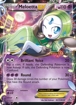 Meloetta-EX — Tesouros Lendários RC11