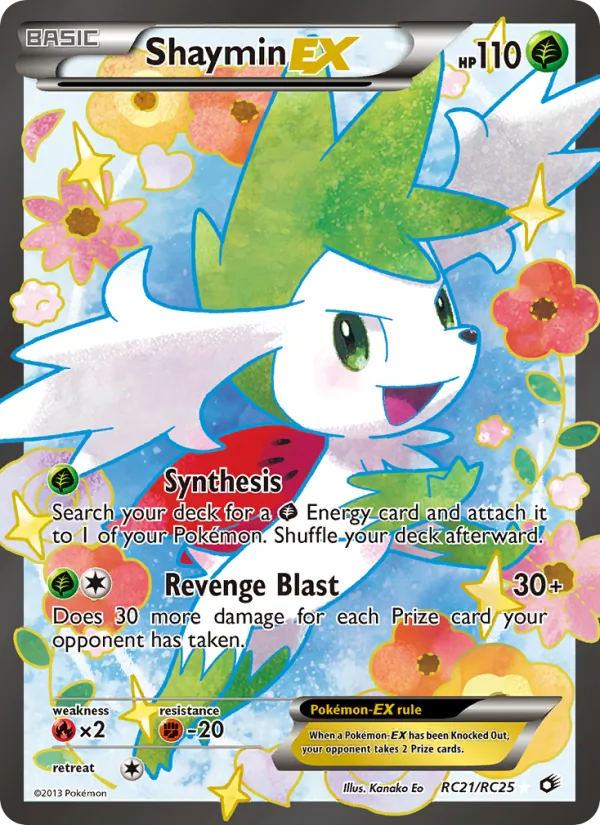 Shaymin-EX — Tesouros Lendários RC21