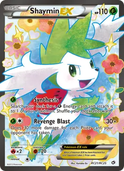 Shaymin-EX — Tesouros Lendários RC21