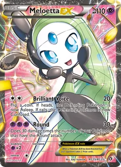 Meloetta-EX — Tesouros Lendários RC25